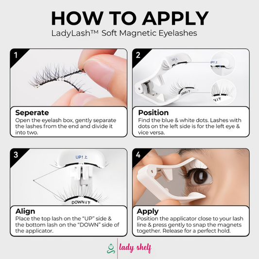 How to apply magnetic lashes like a pro, even if you are a beginner